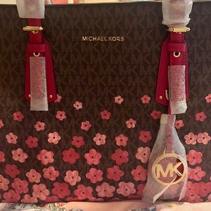 Brand New without tags Michael Kors floral tote bag
